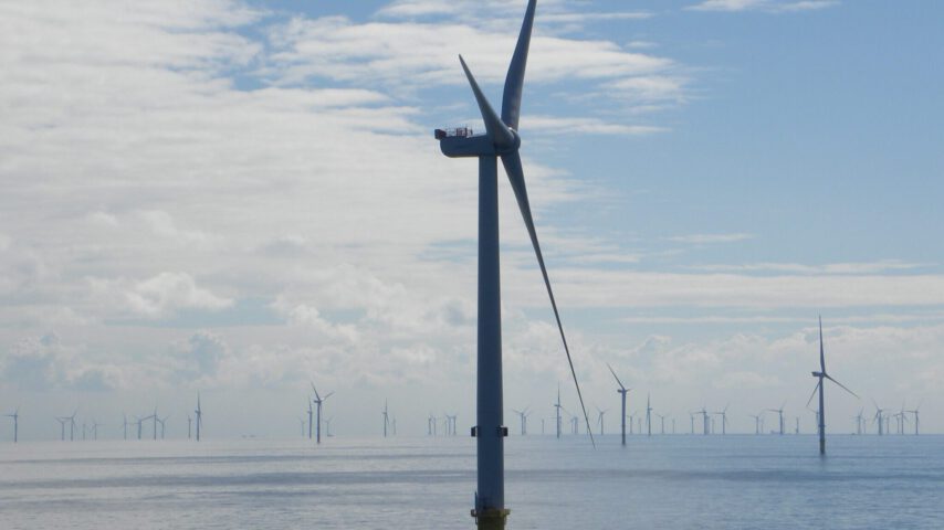 Windmolen op zee